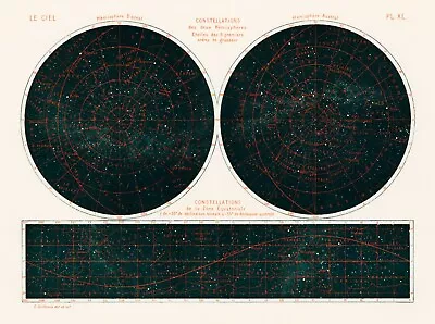 11190.Decoration Poster.Home Wall Art Decor.Constallations.Astronomy Map Chart • $21