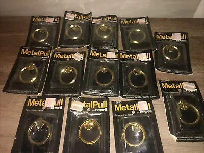 Lot Of 13 Vintage Metal Shade Pulls Newell NOS • $24.99