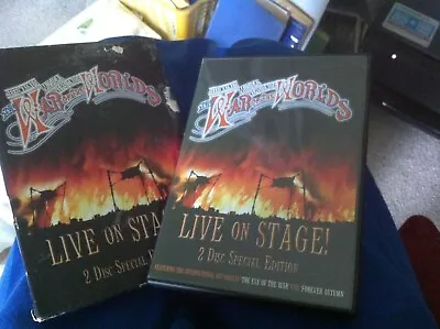 The War Of The Worlds Live - Live On Stage - 2 Disc Special Edition - DVD • £1.99