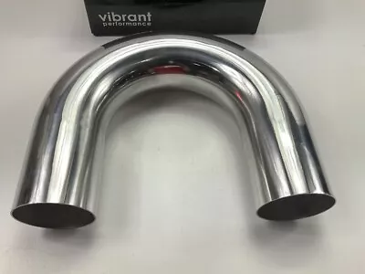 Vibrant Performance 2869 180 Deg Mandrel U Bend Polished Aluminum 3  OD Air Tube • $39.95