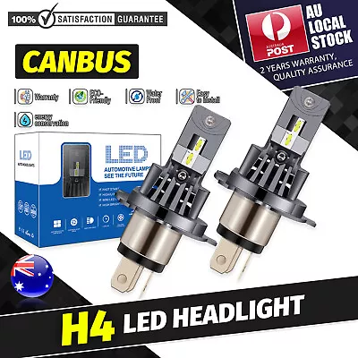 H4 9003 LED Headlight  Kit For Toyota Hilux KUN26 Ute 3.0 D-4D 4WD 2006-2015 • $48.99