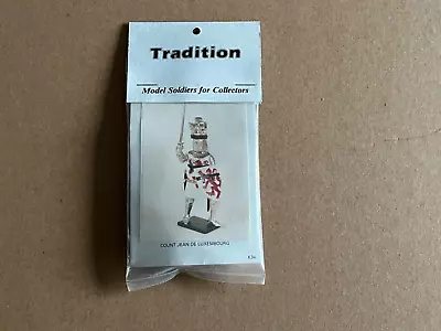 Tradition Miniature Model Soldier Kit The Count Jean De Luxembourg • $9.99