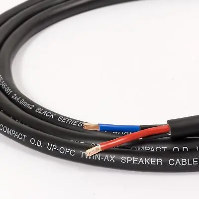 Van Damme PRO Compact Black Series Tour Grade Speaker Cable. 2x4mm • $18.85