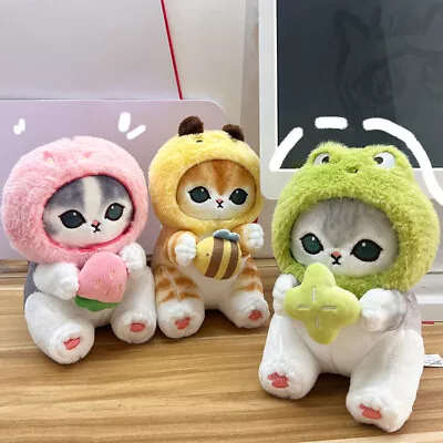 Mofusand Shark Cat Plush Doll Forest Series Frog Bee Cat Lovely Doll Baby Toys • $18.11