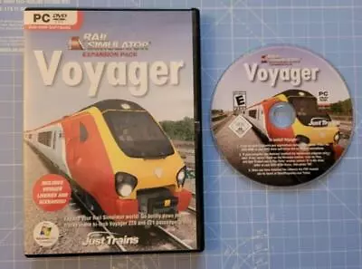 Voyager - Rail Simulator Expansion Pack - PC DVD - Train - Video Games PC (2008) • £7.49