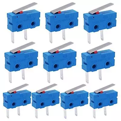 /10Pcs Mini Micro Limit Switch 5A 125 250V AC SPDT 1NO Short Lever Arm Switch... • $14.37