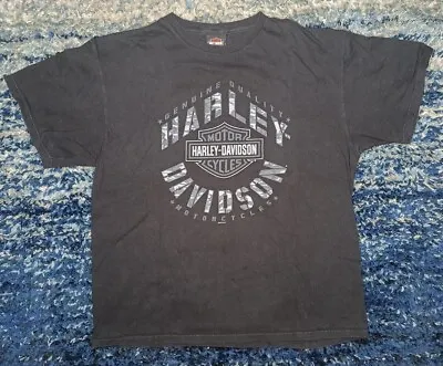 Harley Davidson New Mexico Barnett's Las Cruces 2015 T-shirt Made In USA Mens XL • $25.85