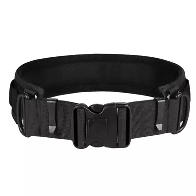 Adjustable Padded Camera Waist Belt Lens Bag Holder For Case Pouch Holder Pack S • £12.10
