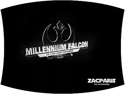 3D DISPLAY PLAQUE For Star Wars Millennium Falcon Models Lego 7965 75105 10179 • $15.95