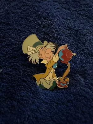 Disney Alice In Wonderland’s Mad Hatter Sitting And Pouring Tea Pin • $14.99