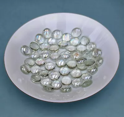 Clear Pebbles Decorative Glass Stones Nugget Wedding Beads Vase Decoration 250gm • £4.90