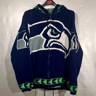 Seattle Seahawks Hoodie Sweatshirt Tejidos Ruminahui Women's Size Large • $34.77