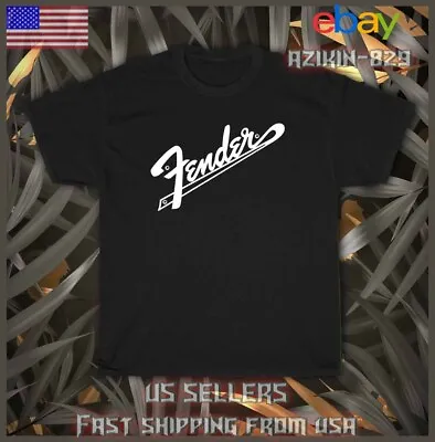 Hot New Tee Shirt Fender Vibro King Guitar Logo T-Shirt Size S - 5XL • $18.99