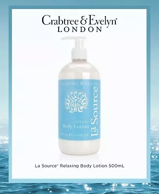 £65 • Buy Crabtree & Evelyn La Source Relaxing Body Lotion 500ml - Rare Jumbo Size