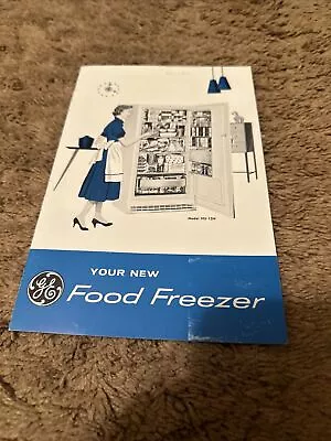 Vintage Your New Food Freezer General Electric Manual 1960s • $14