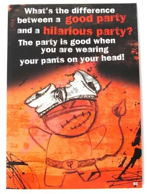 £2.90 • Buy Birthday Greetings Cards Dark Dudes Devil Dude Card With Friendship Bracelet