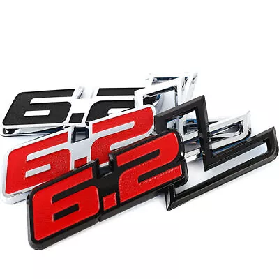 6.2L 3D Car Body L/R Fender Emblem Badge Decoration Decal For F150 Raptor SVT • $12.99