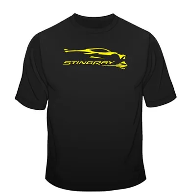 Corvette C8 Stingray T-Shirt (Yellow)  • $24