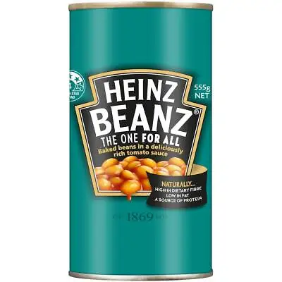 Heinz Baked Beans In Tomato Sauce Can 555g • $14