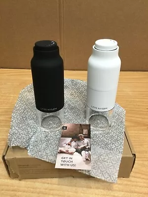 LARS NYSØM Stainless Steel Salt And Pepper Mill Set With Adjustable Ceramic Grin • £28