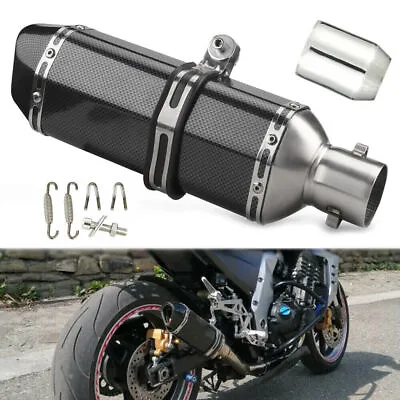 Universal Motorcycle ATV Slip-on Exhaust Muffler Pipe DB Killer Silencer 38-51mm • $40.99