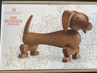 Kay Bojesen Wooden Figure Dog  Brown - Brand New • £135.82