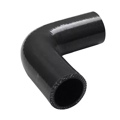 1.25  3-ply 90-degree Elbow Turbo/intercooler/intake Silicone Coupler Hose Black • $6.50