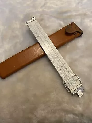 Vintage Keuffel & Esser Co. K&E Slide Rule 4083-3 With Leather Case Made In USA • $40