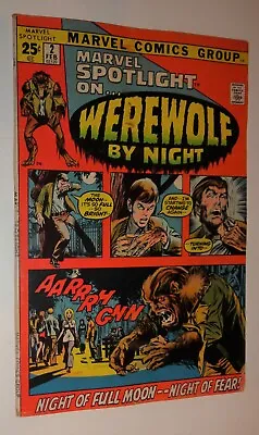 Marvel Spotlight #2 First Werewolf By Night F/vf 1972 • $455
