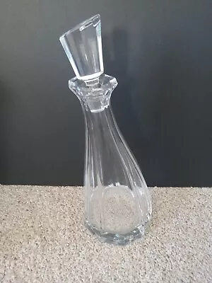 Elegant Mikasa  Windswept  1qt Crystal Decanter With Stopper 12 3/4  High • $43