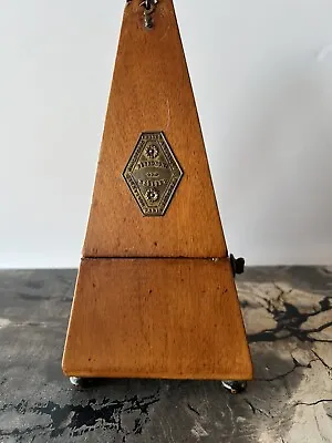 Beautiful Antique French METRONOME MAELZEL Solid Polished Mahogany  • $400