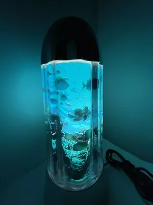 Vintage Fish Glow Lamp Tanaka Rotating Ocean Sea Aquarium. • $72