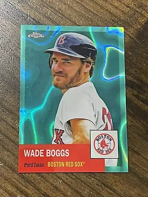 2022 Topps Chrome Platinum Anniversary Wade Boggs Aqua Lava Refractor #23 • /299 • $5.99