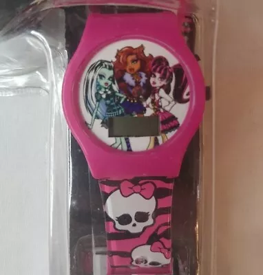 Monster High Freaky Fabulous LCD Watch New Candy Cane Packaging • $9.99