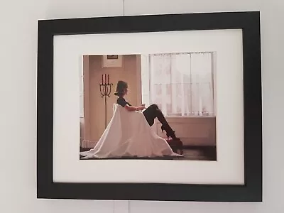 £18.99 • Buy Jack Vettriano In Thoughts Of You Black Framed Art Print 3cm Matt Frame