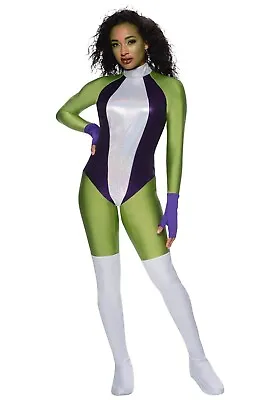 Women's Deluxe She Hulk Marvel Superhero Costume SIZE S (Used) • $84.99