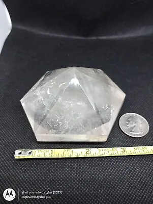 🔥 Quartz Hexagonal Pyramid Mineral Reki Meditation Energy Display Crystal Large • $39