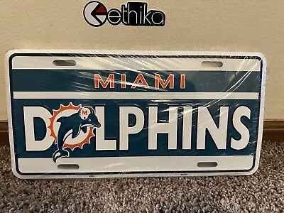 Miami Dolphins Football Team  Green License Plate • $12.99