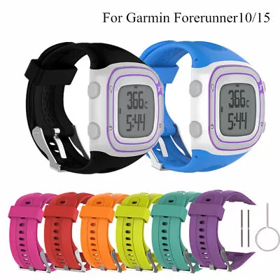 Sports Band For Garmin Forerunner 10 Forerunner 15 Watch Strap Silicone Bracelet • $20.97