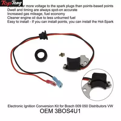 Electronic Ignition Conversion Kit For Bosch 009 050 Distributors 3BOS4U1 VW D1 • $37.61