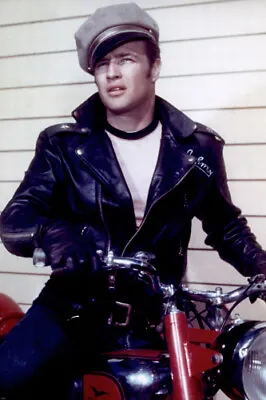 THE WILD ONE MARLON BRANDO Poster SEXY Unaffected LEATHER Jacket NEW 20x30  • $10.49