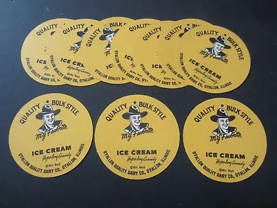 Wholesale Lot Of 10 Old Vintage 1950's HOPALONG CASSIDY Ice Cream - Hanger SIGNS • $24.99