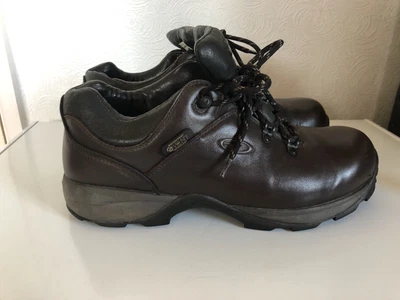£20 • Buy Mens Hi-tec Brown Leather Walking Hiking Boots Shoes Sierra V Lite Low Event 8