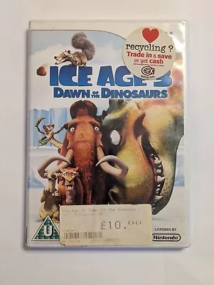 ICE AGE 3 DAWN OF THE DINOSAURS Nintendo Wii Game With Manual • £1