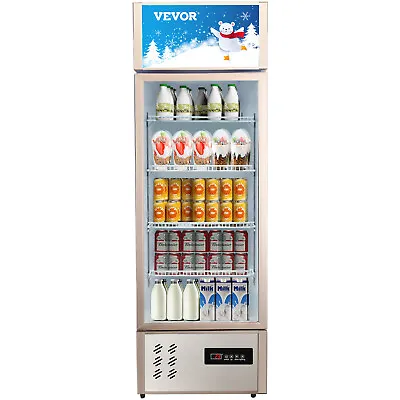 VEVOR Commercial Merchandiser Refrigerator Beverage Cooler 1 Door 22 X20.5 X67  • $763.99