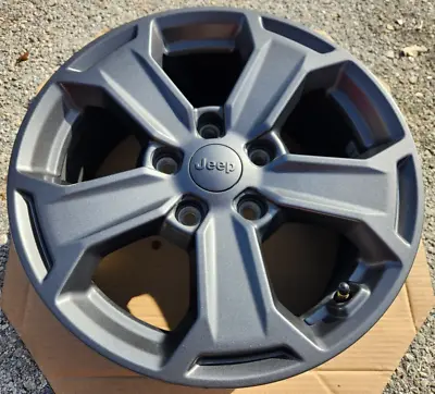 17  Jeep Wrangler Grey Oem Factory Stock Wheel Rim Moab Willys Rubicon #1009 • $195