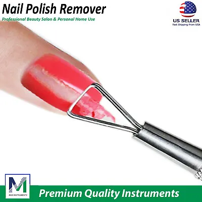 Cuticle Pusher Remover Nail Cleaner Manicure Pedicure Stainless Steel Tools • $6.18