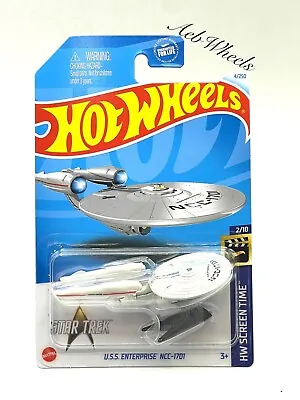 2024 Hot Wheels STAR TREK U.S.S. Enterprise NCC-1701 HW Screen Time #4 • $2.99