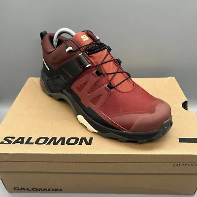 Salomon X Ultra 4 Women's GTX Gore-Tex Hiking  Trainers Shoes Uk 8 Eu 42 Red • £89.99