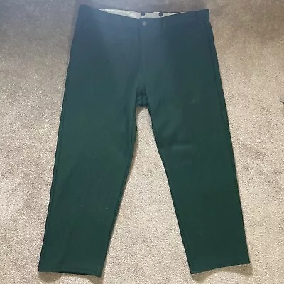 CODET 214 42 X 31 Green Heavy Wool Pants Hunting Vintage Canada See Sizing • $34.87